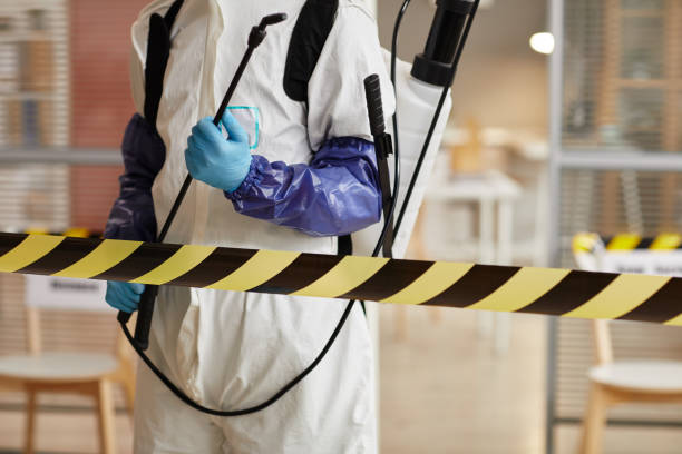 Professional Biohazard Cleanup technician working in Jamestown, NY